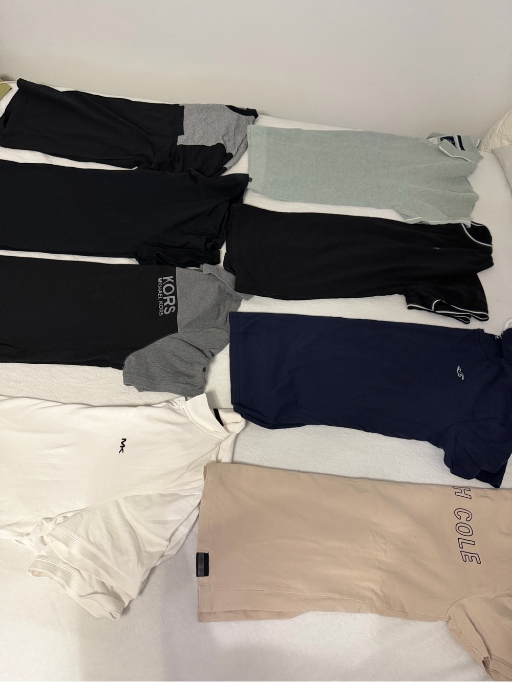 Men’s designer polo Shirt bundle Size L-XL guess, Michael Kors, Kenneth Cole&hol